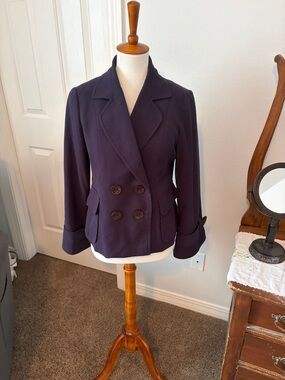 George Women's Double-Breasted Navy Blazer